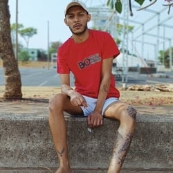 Foto de Allan Magrinho ao vivo na webcam