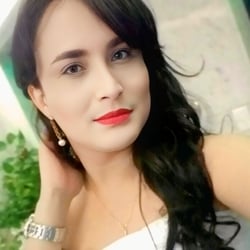 Foto de Andréa Casanova ao vivo na webcam