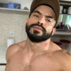 Foto de Bruno Queiroz ao vivo na webcam