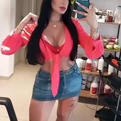 Foto de Carla Leite ao vivo na webcam