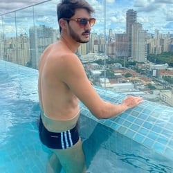 Foto de Eduardo Godoy ao vivo na webcam