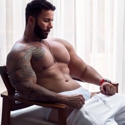 Foto de Guto Ferraz ao vivo na webcam