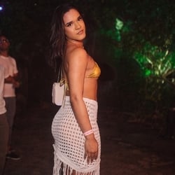 Foto de Jasmine Mello ao vivo na webcam