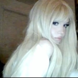 Foto de Lyvia Krall ao vivo na webcam