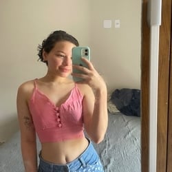 Foto de Mary Helen ao vivo na webcam