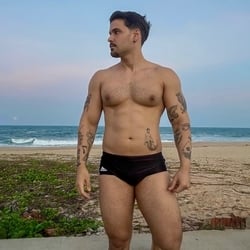 Foto de Matheus Sousa ao vivo na webcam