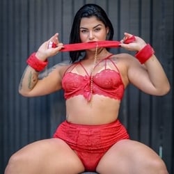 Foto de Thaís Melo ao vivo na webcam