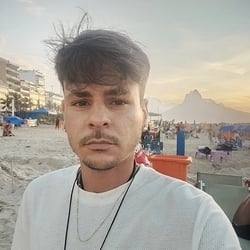 Foto de Tiago Mineiro ao vivo na webcam