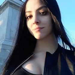 Foto de Vivian Goth ao vivo na webcam